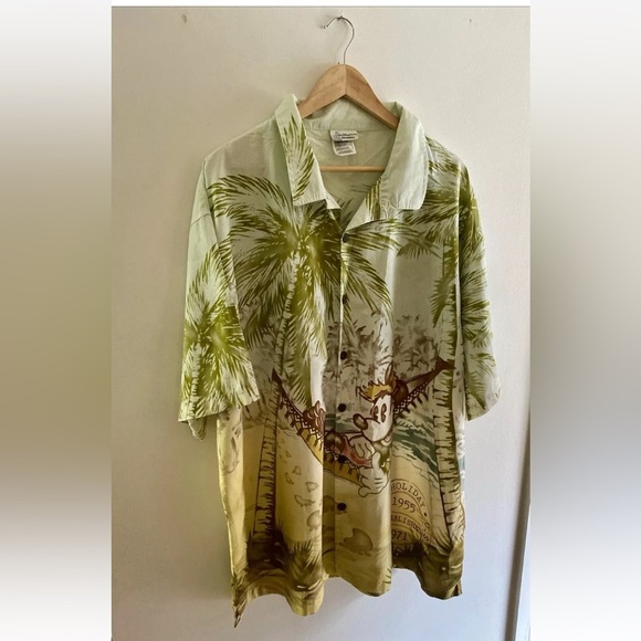 Disney Men’s Hawaiian Shirt Mickey Mouse XXXL - Picture 2 of 8